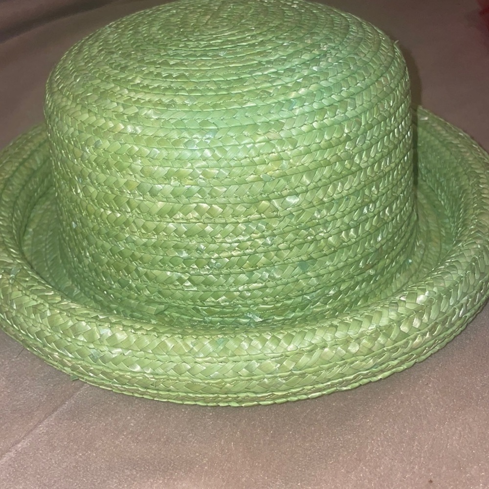Green Straw Women's Hat